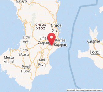 Map of Neochóri, North Aegean