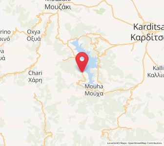 Map of Neochóri, Thessaly