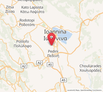 Map of Neochorópoulo, Epirus