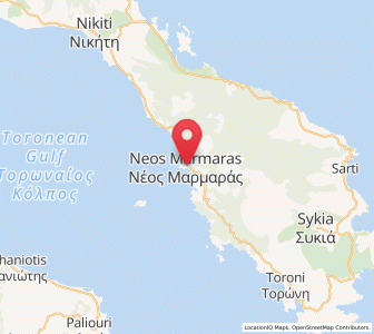 Map of Néos Marmarás, Central Macedonia