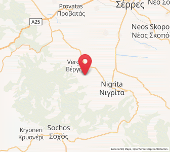 Map of Nikókleia, Central Macedonia
