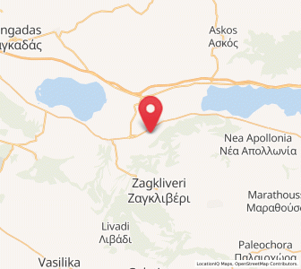 Map of Nikomidinó, Central Macedonia