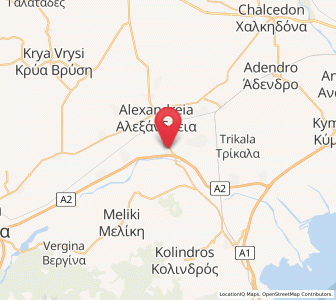 Map of Niséli, Central Macedonia