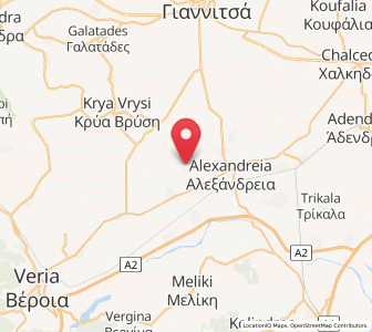 Map of Nisí, Central Macedonia