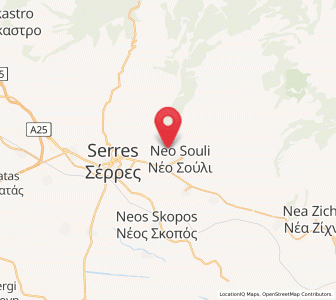 Map of Oinoússa, Central Macedonia