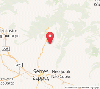 Map of Oreiní, Central Macedonia
