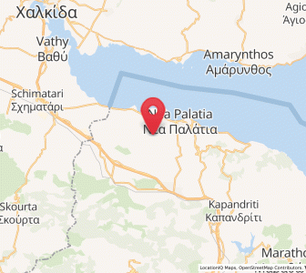 Map of Oropós, Attica