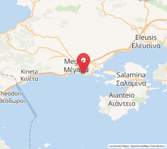 Map of Páchi, Attica