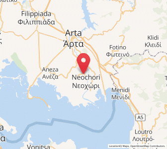 Map of Pachykálamos, Epirus