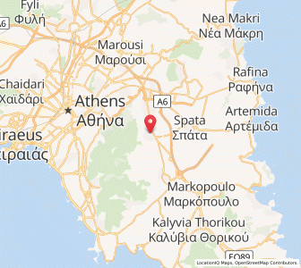 Map of Paianía, Attica