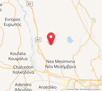 Map of Palaió Agionéri, Central Macedonia