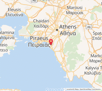 Map of Palaió Fáliro, Attica
