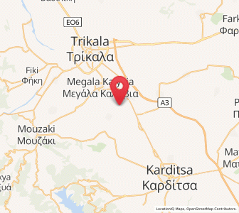 Map of Palaiochóri, Thessaly