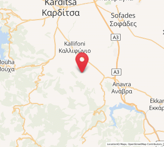Map of Palioúri, Thessaly