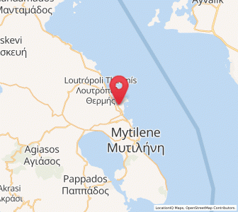 Map of Pámfila, North Aegean