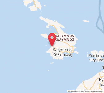 Map of Pánormos, South Aegean
