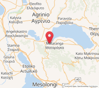 Map of Pappadhátai, West Greece