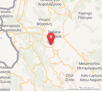 Map of Parakálamos, Epirus