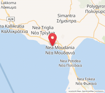 Map of Paralía Dionysíou, Central Macedonia