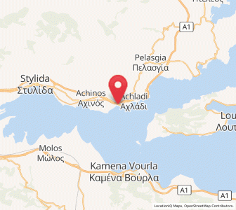 Map of Paralía Rachón, Central Greece