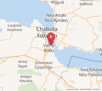 Map of Paralía Vathéos, Central Greece