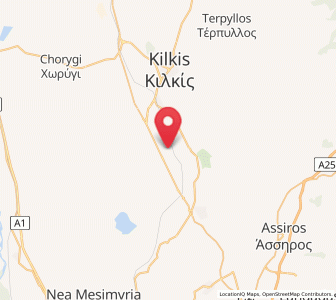 Map of Pedinó, Central Macedonia