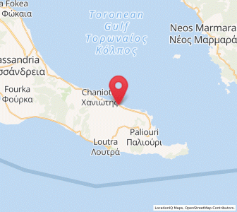 Map of Pefkochóri, Central Macedonia