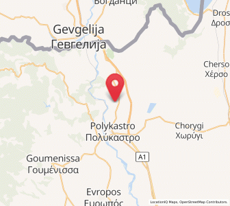 Map of Pefkodásos, Central Macedonia