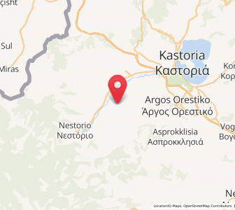 Map of Pentávryso, West Macedonia