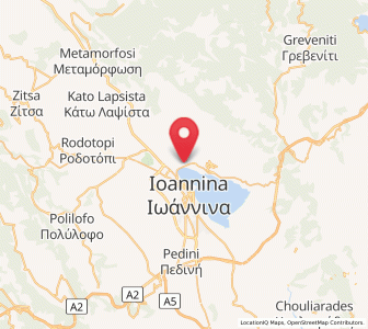 Map of Pérama, Epirus