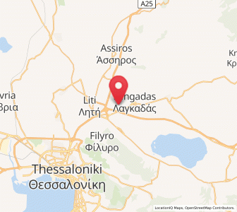 Map of Perivolákion, Central Macedonia