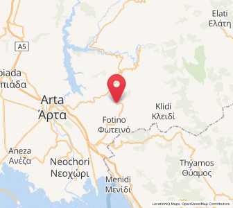 Map of Pétra, Epirus