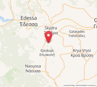 Map of Petraía, Central Macedonia