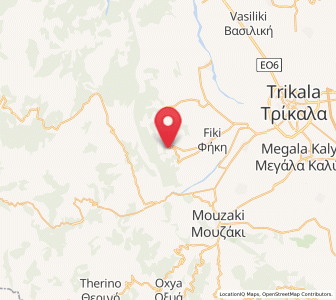 Map of Piáleia, Thessaly
