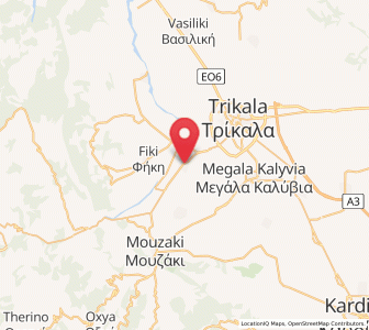 Map of Pigí, Thessaly