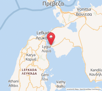 Map of Plagiá, West Greece