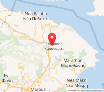 Map of Polydéndri, Attica