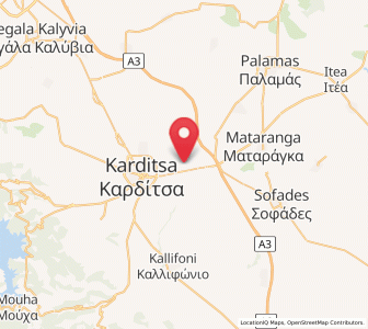 Map of Pródromos, Thessaly