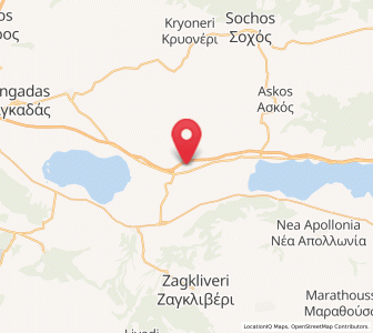 Map of Profítis, Central Macedonia