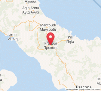 Map of Prokópi, Central Greece
