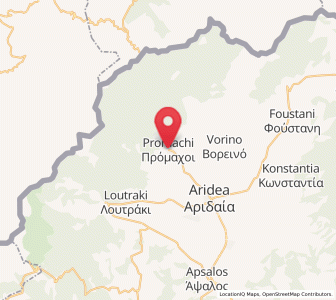 Map of Prómachoi, Central Macedonia