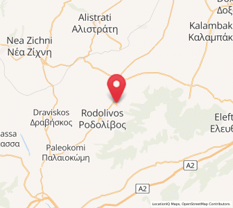 Map of Próti, Central Macedonia