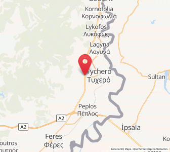 Map of Provatónas, East Macedonia and Thrace