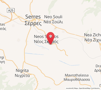 Map of Psychikó, Central Macedonia