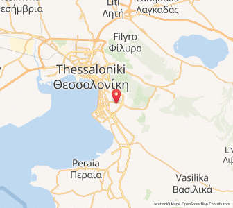 Map of Pylaía, Central Macedonia
