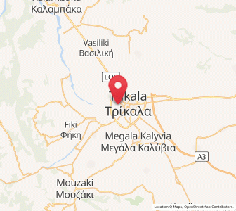 Map of Pyrgetós, Thessaly