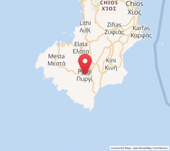 Map of Pyrgíon, North Aegean