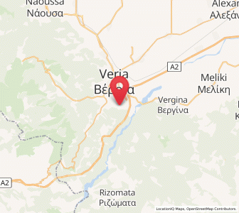 Map of Ráchi, Central Macedonia