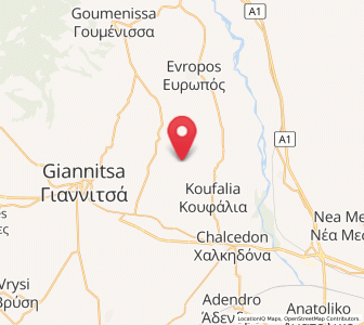 Map of Rachóna, Central Macedonia