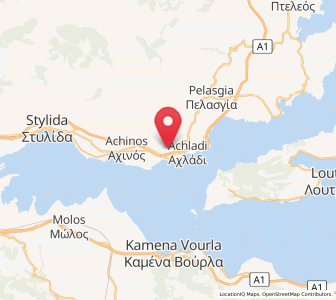 Map of Rákhai, Central Greece